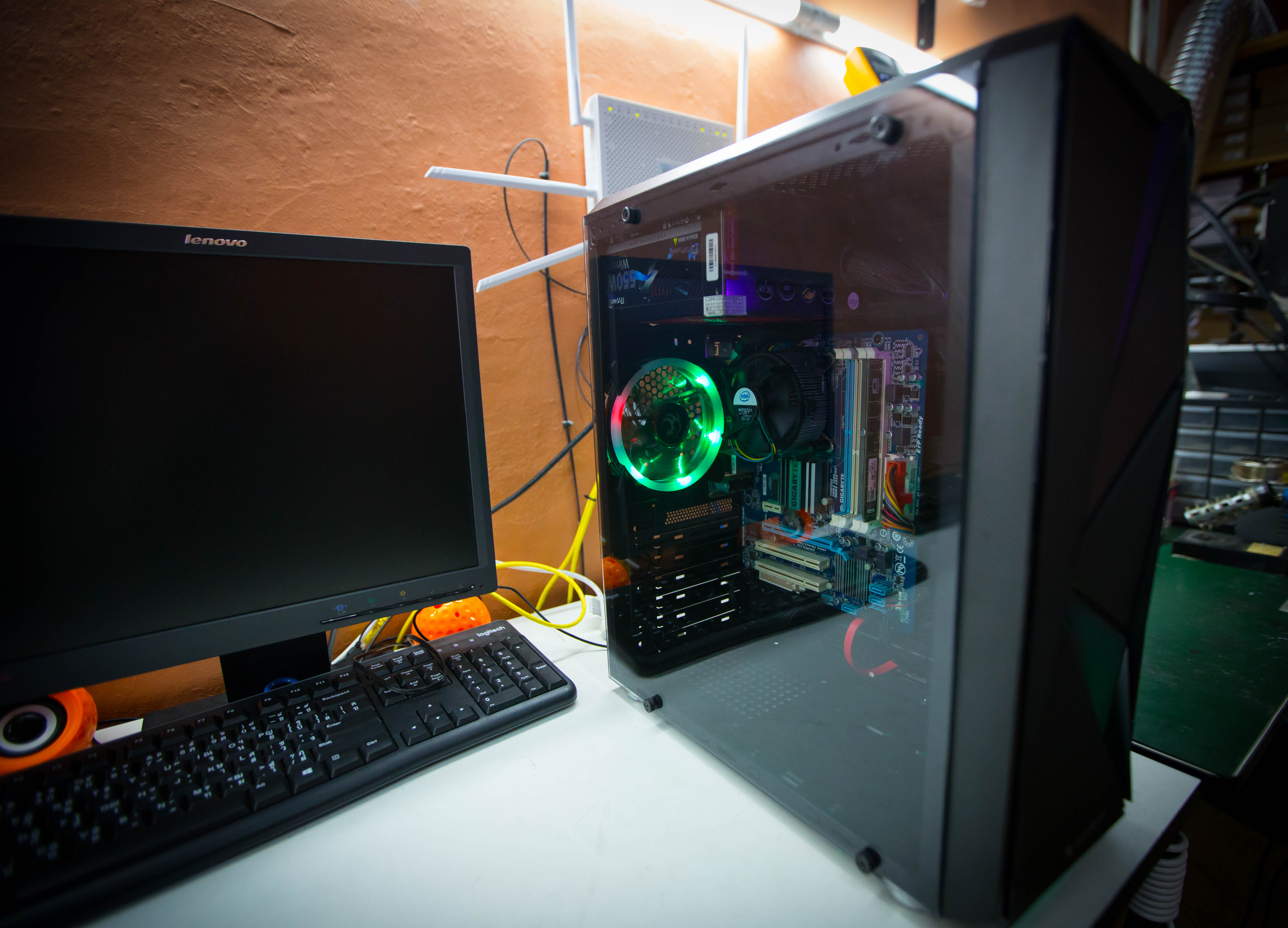 PC ประกอบสวยๆกับ CPU 4Coreพร้อมSSD120GB