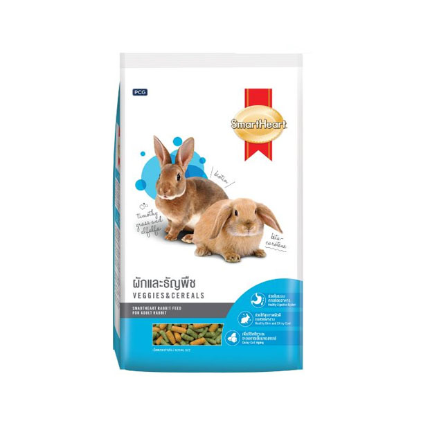 SmartHeart อาหารกระต่าย - ผักและธัญพืช 1 Kg.