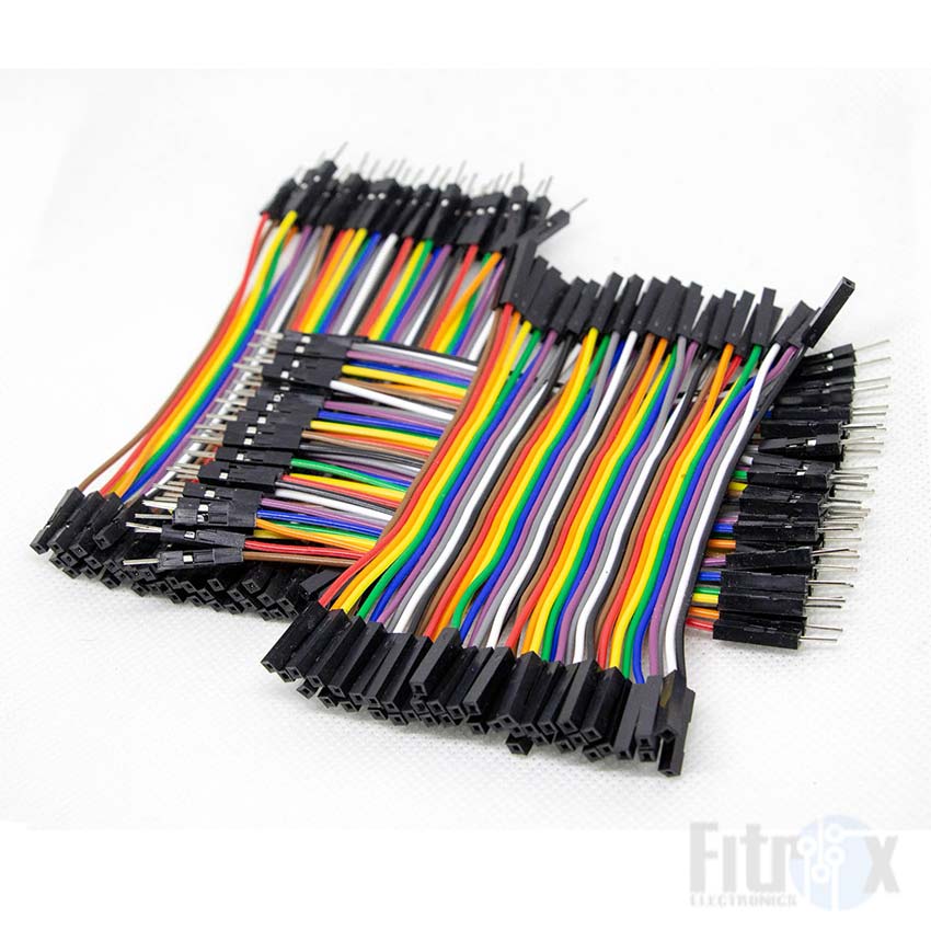 Dupont Cable 10cm สายไฟสำหรับทดลอง 40 เส้น