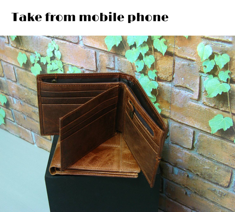 For You Leather WL01 กระเป๋าสตางค์ผู้ชาย กระเป๋าสตางค์หนังแท้ กระเป๋าสตางค์แบบพับ บางเบา ช่องเยอะ กะทัดรัด WL01