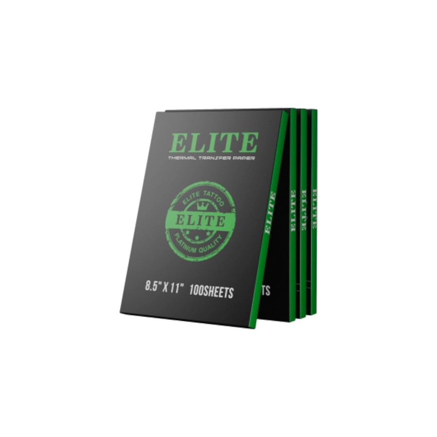 ELITE กระดาษลอกลาย ELITE THERMAL TRANSFER PAPER - BOX OF 100 SHEETS Size : 8.5"X11"กระดาษลอกลายแบบฟิล์มใช้กับเครื่องปริ์นเตอร์