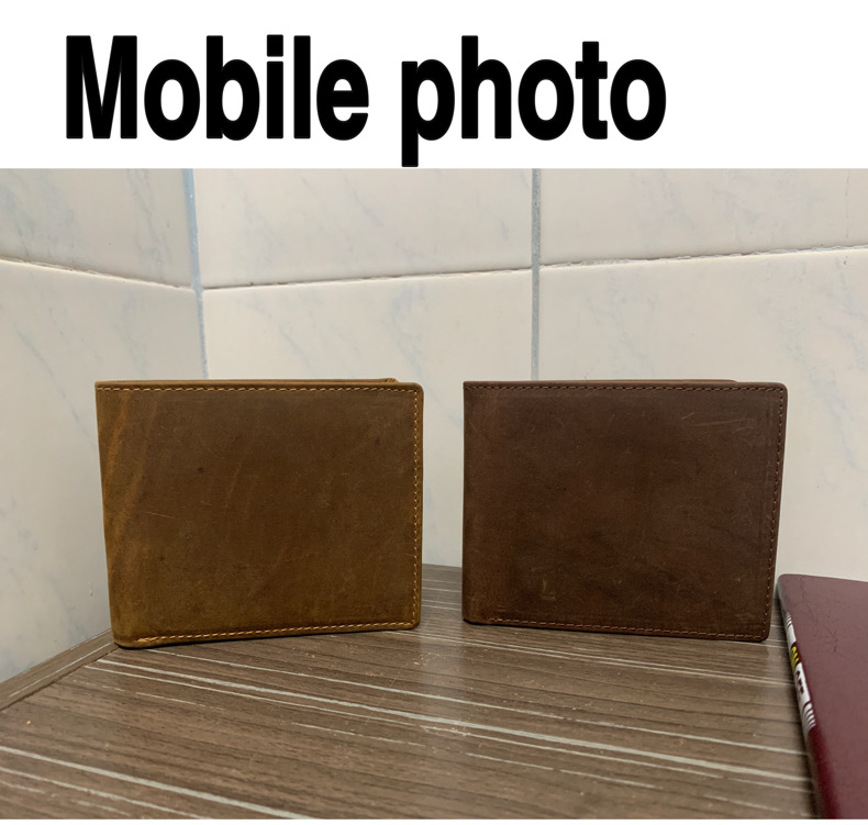 For You Leather WL06 กระเป๋าสตางค์ผู้ชาย กระเป๋าสตางค์หนังแท้ นูบัค เกรดพรีเมียม WL06