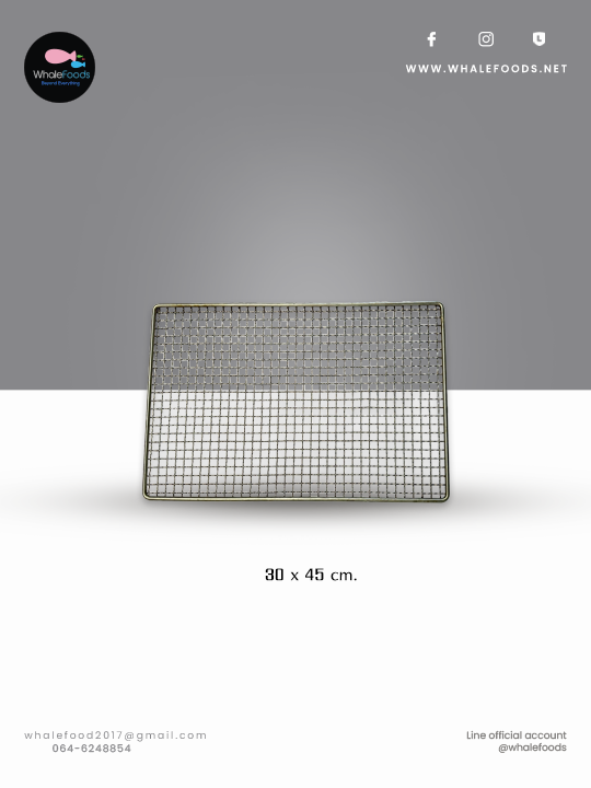 Wire Mesh Stainless 304-Japanese Yakitori BBQ Hibachi Konro Small