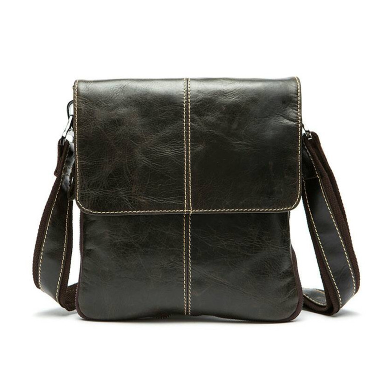 For You Leather กระเป๋าสะพายข้าง ผู้ชาย หนังแท้ แบบบางเฉียบ รุ่นLB02 LB02