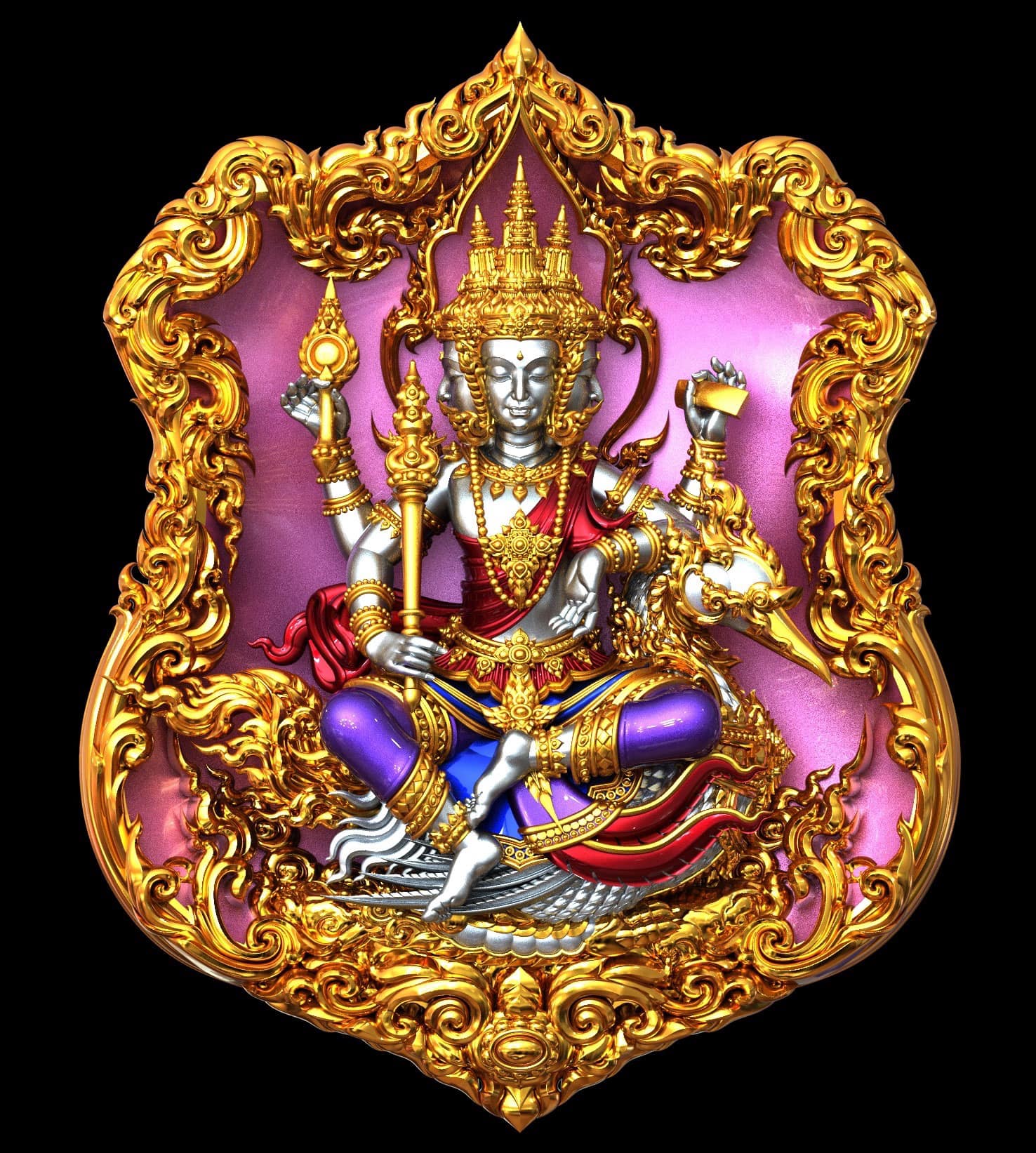 เหรียญพระพรหมพุทธศิลป์ รุ่น พระพระพรหมประสิทธิ์ (รับพระมกราคม68)