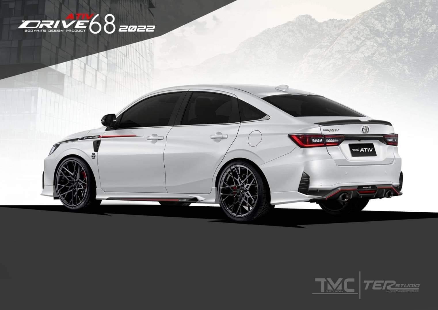 ชุดแต่งรอบคัน Yaris. Ativ 2022