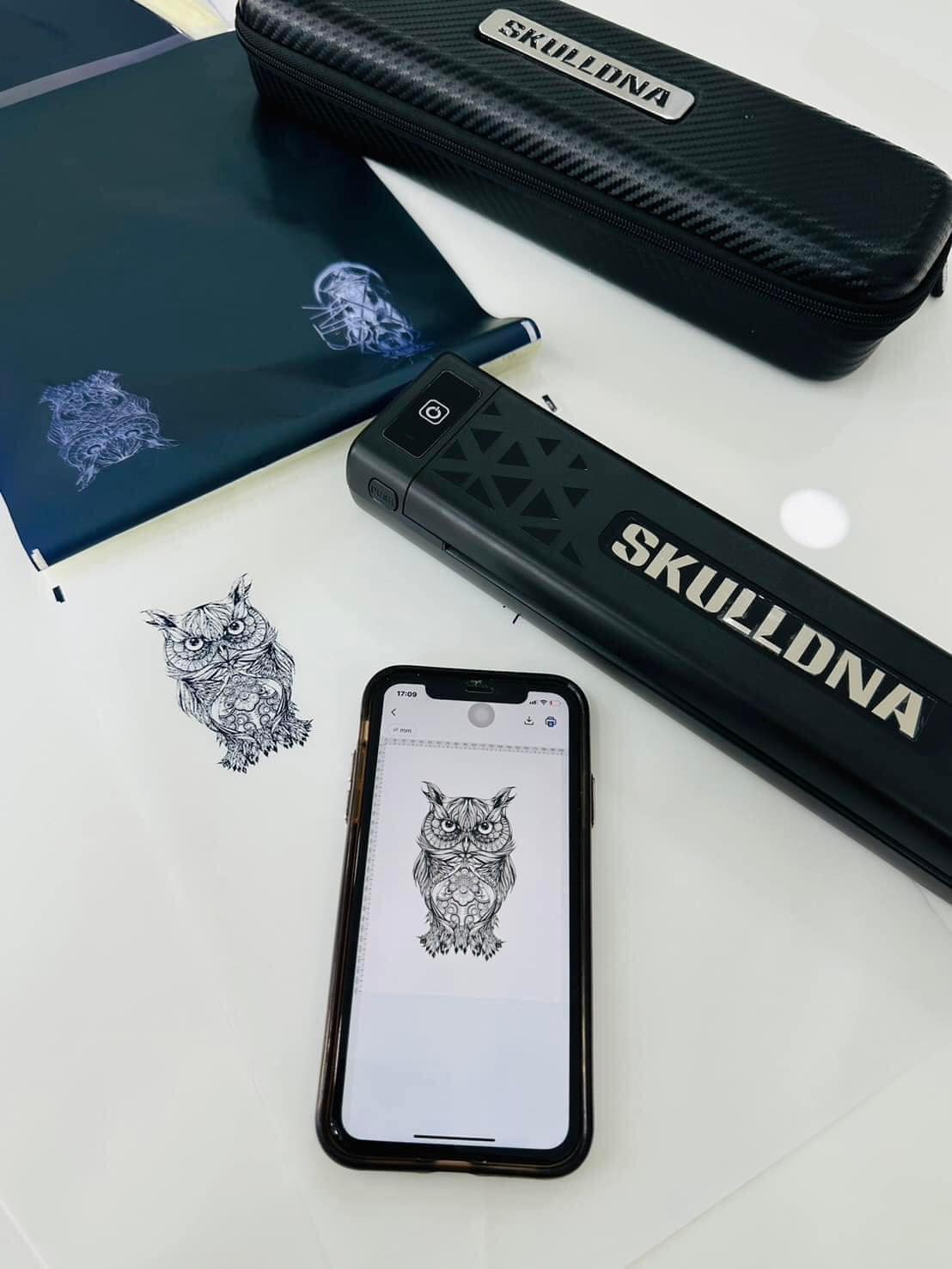 เครื่องลอกลายSKULL DNA เครื่องลอกลายSKULLDNA SP20 WIRELESS PRINTER BLACK