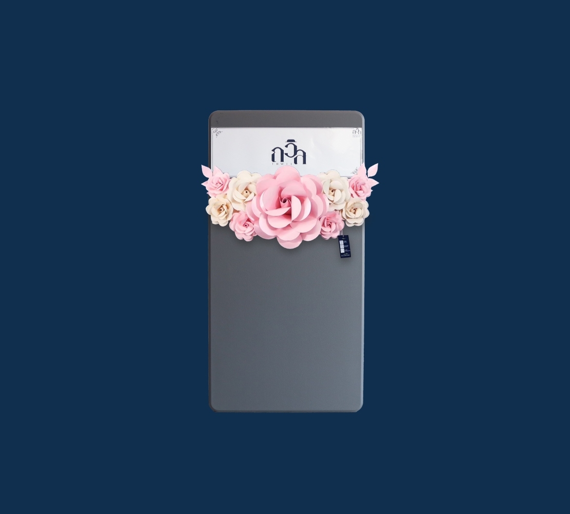 พวงหรีดโต๊ะ ขนาด 120 ซม.