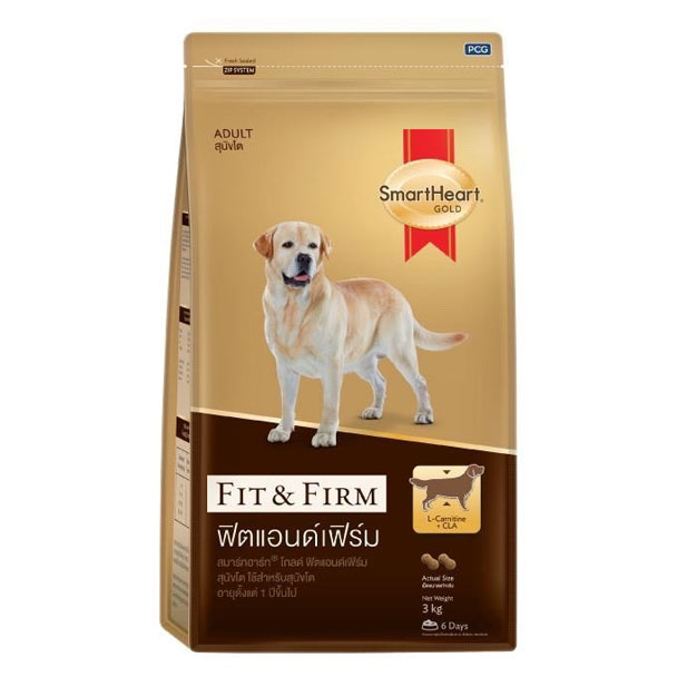 Smart Heart Gold Fit & Firm สุนัขโต 10 Kg.