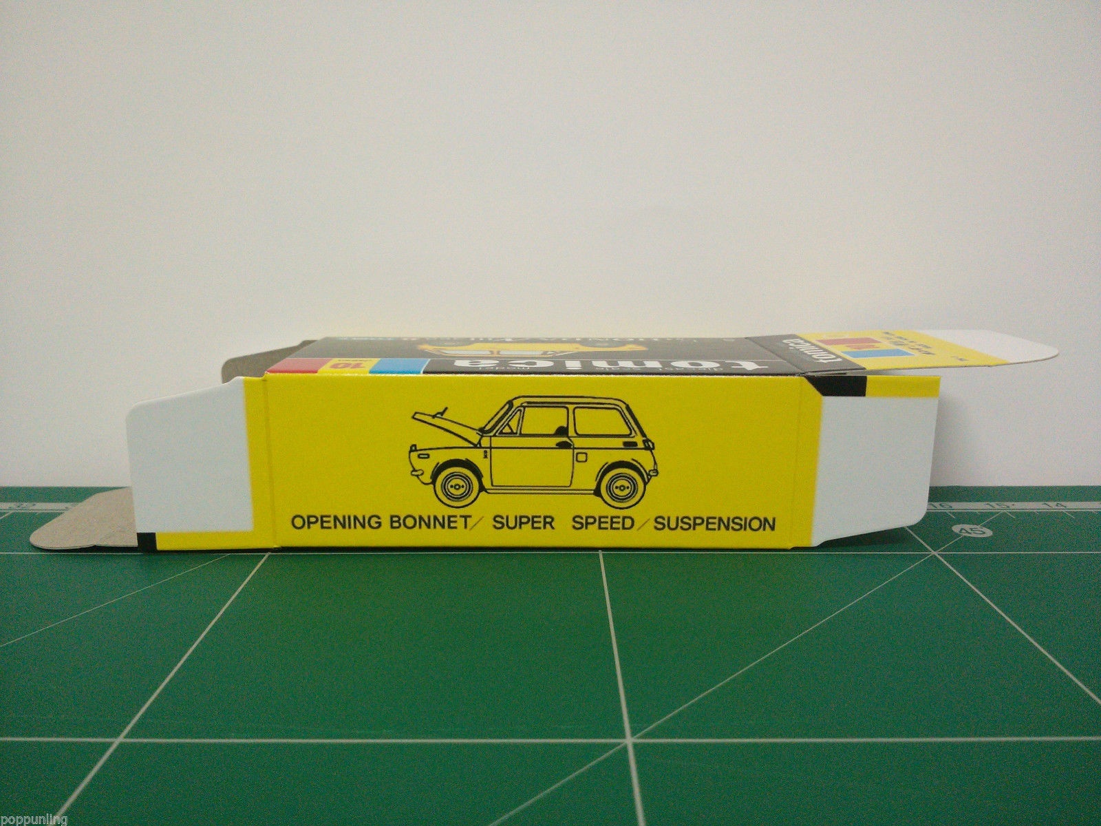 กล่องพิมพ์ Reproduction Box สำหรับ Tomica Black Box No.10 Honda NIII 360 (กล่องเปล่า, ไม่มีรถ)