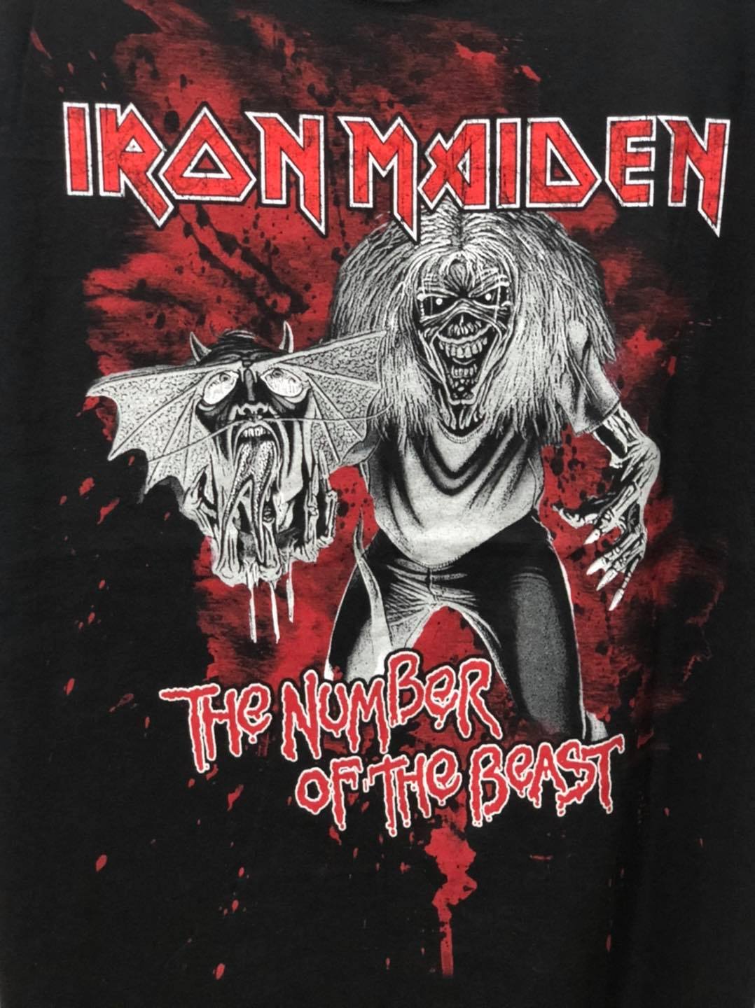 เสื้อวง Iron Maiden The Number Of Beast ปี 2009 Size XL ลิขสิทธิ์แท้ 100%
