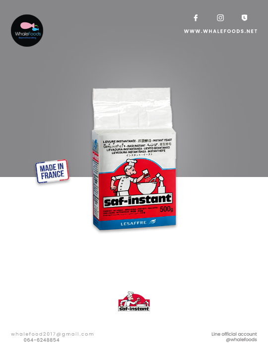 Saf-instant Dry yeast red ยีสต์จืด