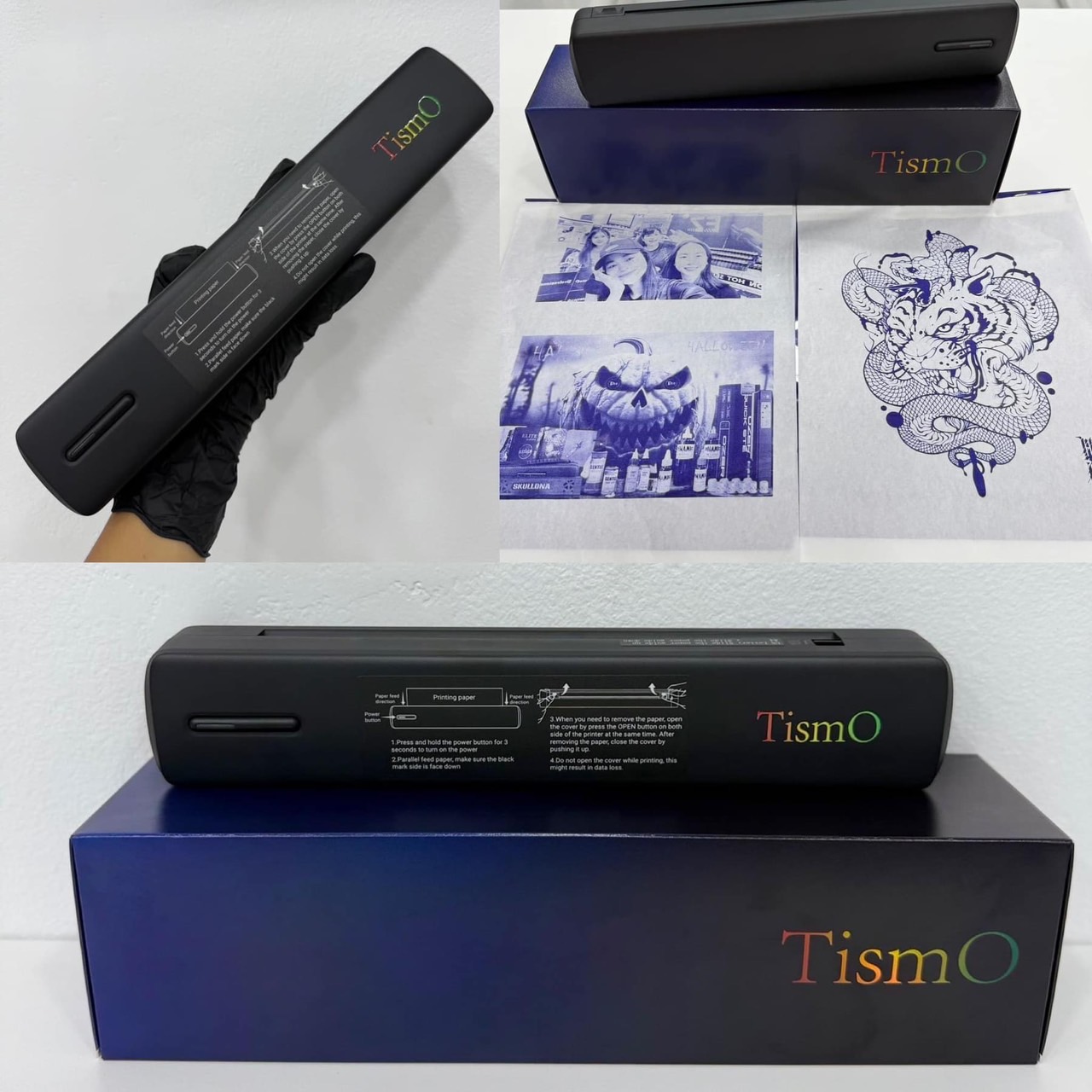 TismO Portable Thermal Printer Instruction Manual เครื่องลอกลาย TismO Portable Thermal Printer Instruction Manual เน้นเฉพาะงานเส้นปกติ(ไม่เหมาะกับงานเส้นเล็กและงานเงา)
