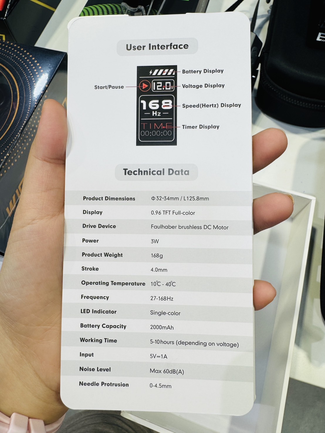 เครื่องสักปากกาไร้สาย AI เครื่องสักปากกาไร้สาย SKTECH STEAM ONE AI