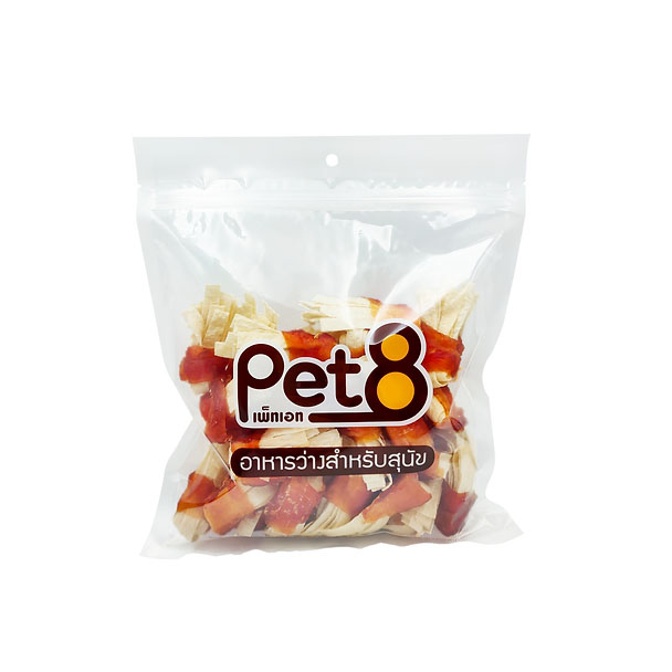 Pet8 JJA52 ไก่พับปลาแผ่นพับครึ่ง 2.5นิ้ว (350 g.)