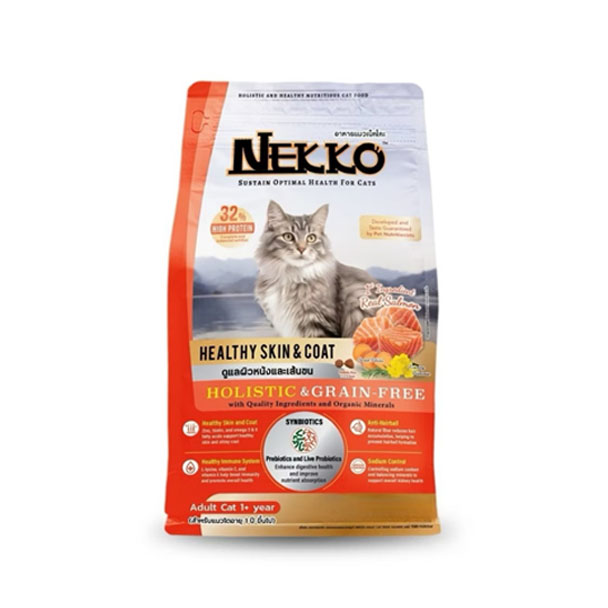 Nekko ND02 Healthy Skin & Coat สูตรดูแลผิวหนังและเส้นขน 2.8 Kg