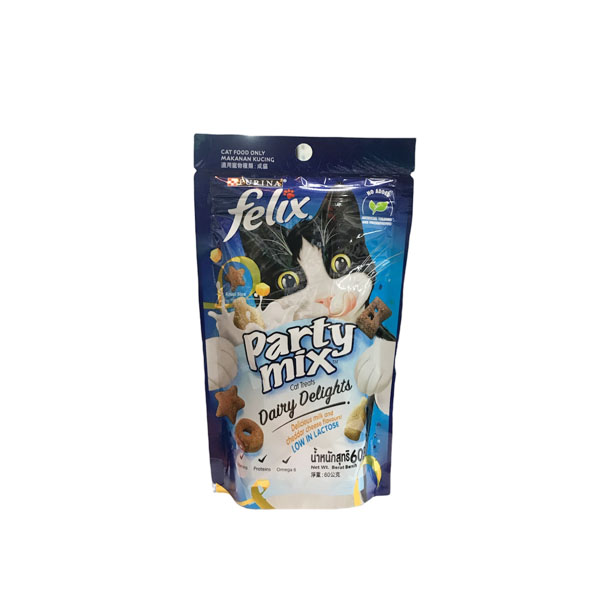 Felix Party Mix Daily Delights นมและเชดด้าชีส 60g