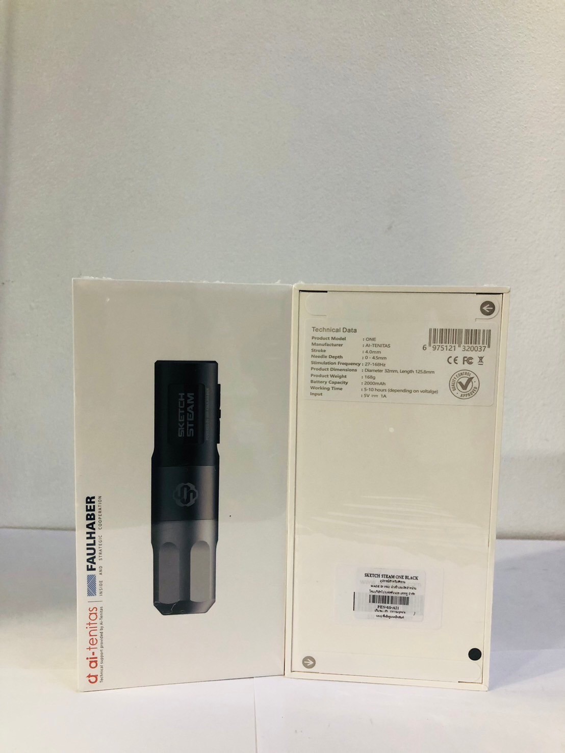 เครื่องสักปากกาไร้สาย AI เครื่องสักปากกาไร้สาย SKTECH STEAM ONE AI