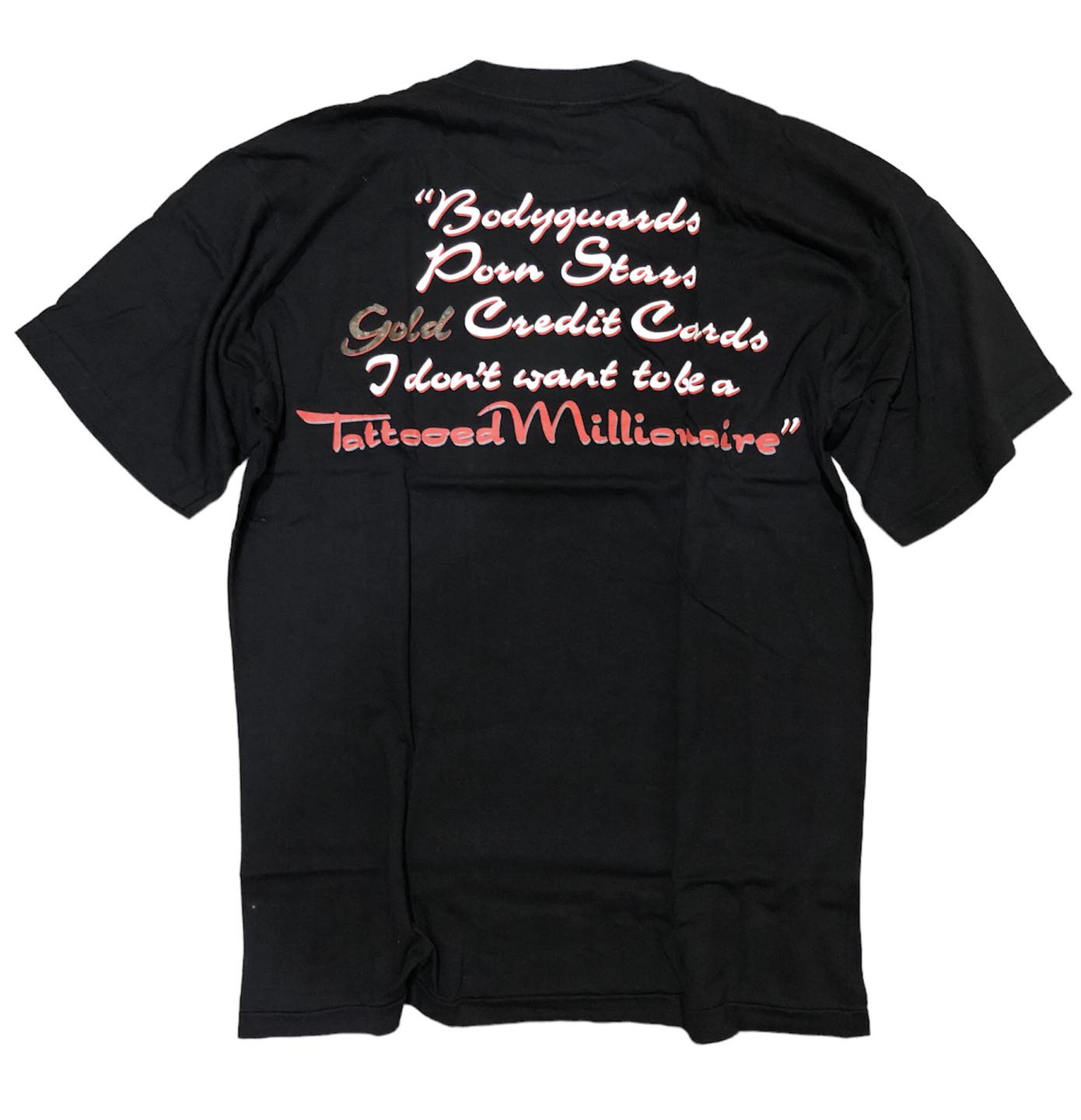 เสื้อวง Bruce Dickinson Tattooed Millionaire ปี 1990 หายาก ป้าย Supatee Size L สินค้าลิขสิทธิ์แท้ 100%