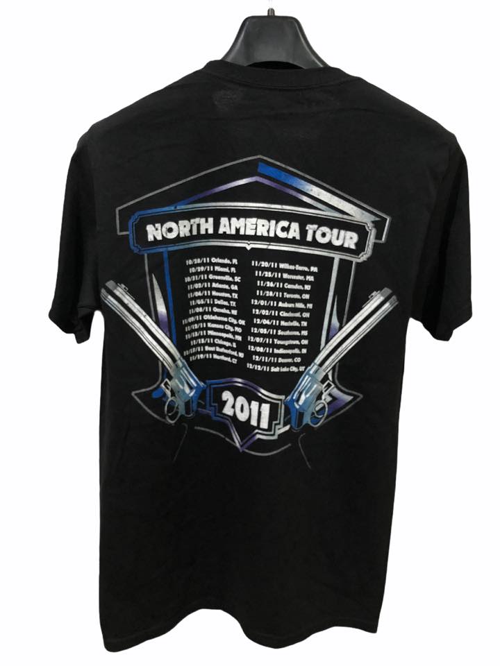 Guns N Roses North America Tour ปี 2011 Size S สินค้าลิขสิทธิ์แท้ 100%