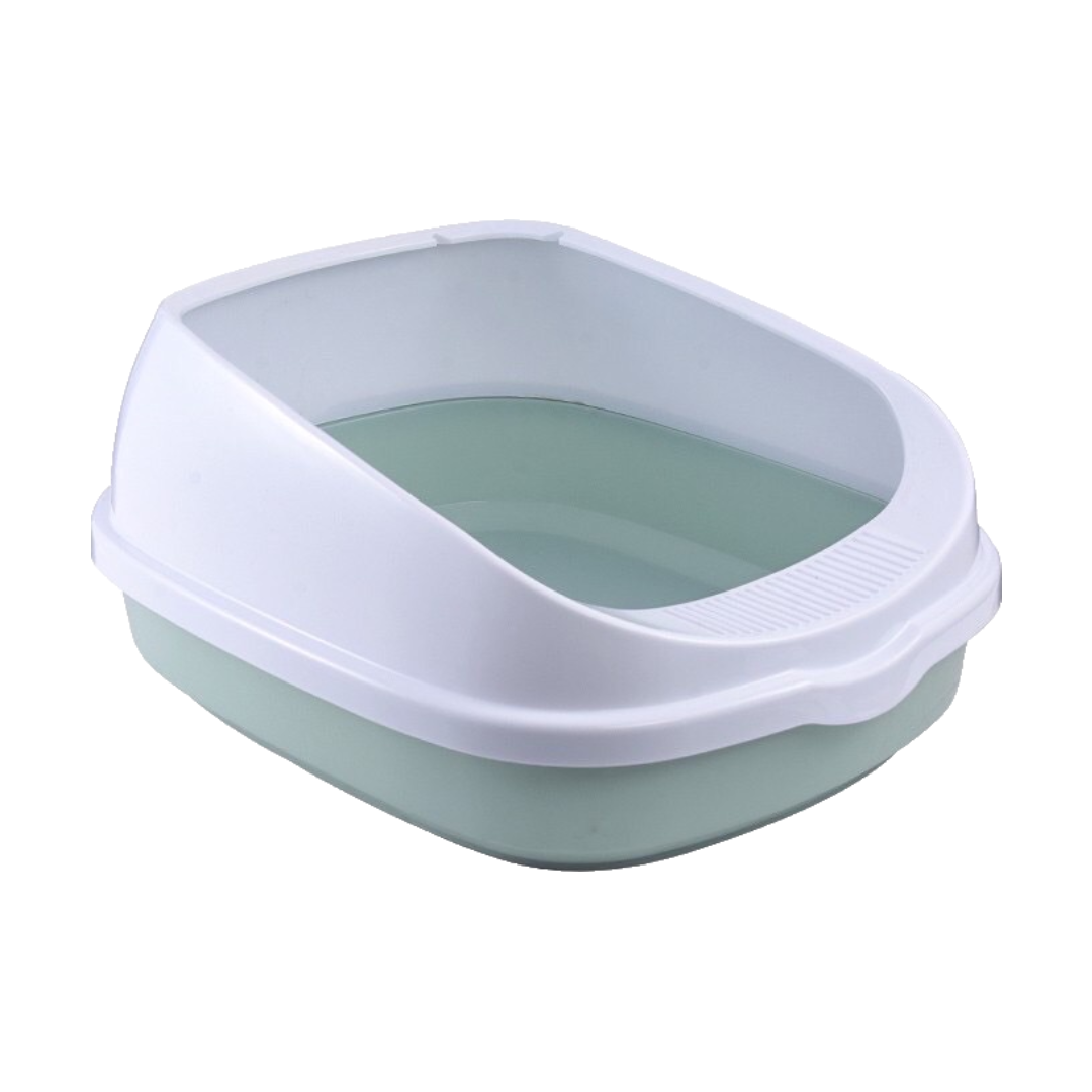 NKJ Black Cat AT34 กระบะทรายแมวขอบสูง (คละสี)