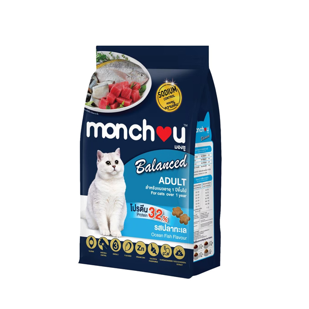 AP Monchou Balance BS7 Adult Cat ปลาทะเล 1.1 Kg