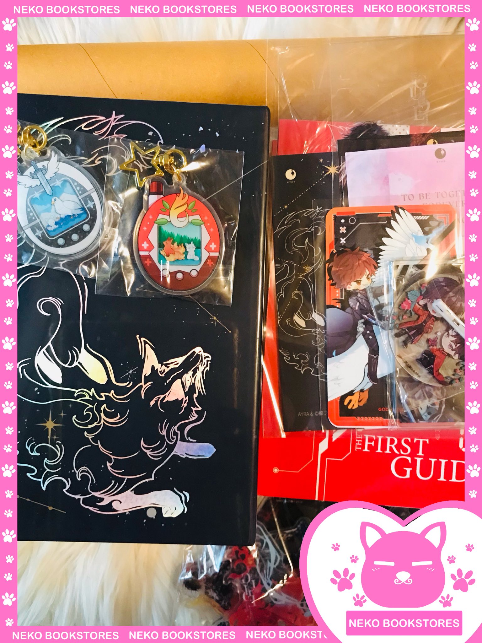Full Set Boxset THE FIRST GUIDE 4 เล่มจบ + พวงกุญแจทามาก็อตจิ (รอบโปร.งานหนังสือ)