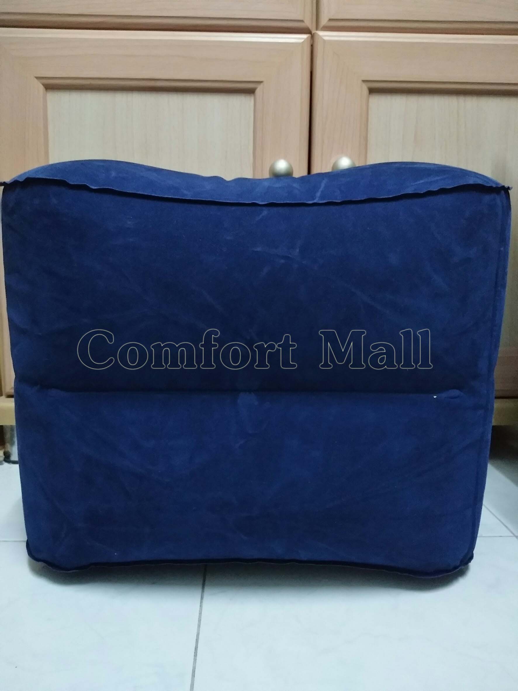 หมอนรองขา เล็ก 2 ท่อน - สีน้ำเงิน