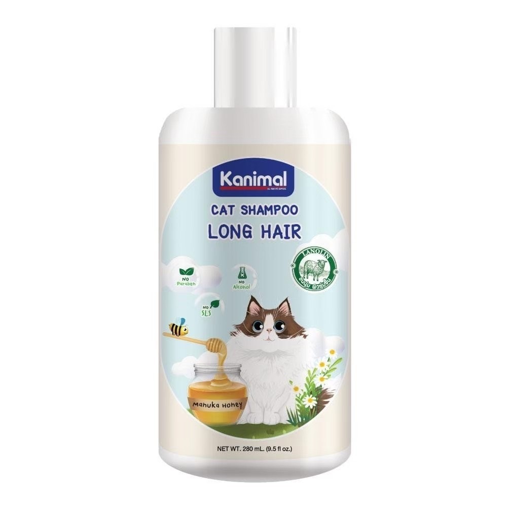 Kanimal 702-29718 แชมพูแมวขนยาว 280 มล.