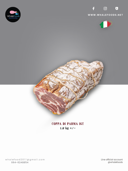 COPPA DI PARMA IGT 1.8kg.+/-