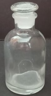 ขวดใส่สารสีใส ปากแคบ จุกแก้ว 60 ml Reagent bottle clear