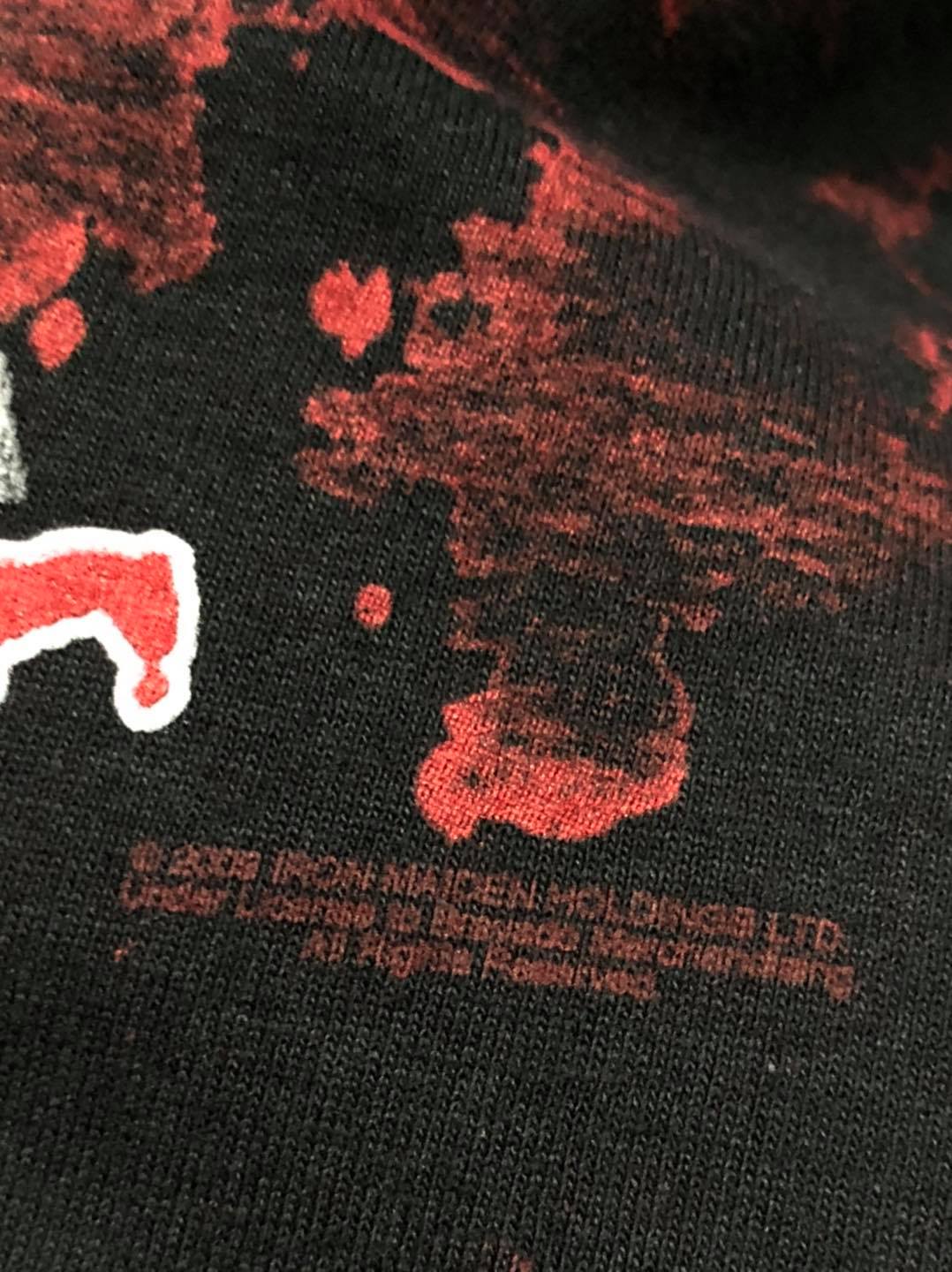 เสื้อวง Iron Maiden The Number Of Beast ปี 2009 Size XL ลิขสิทธิ์แท้ 100%