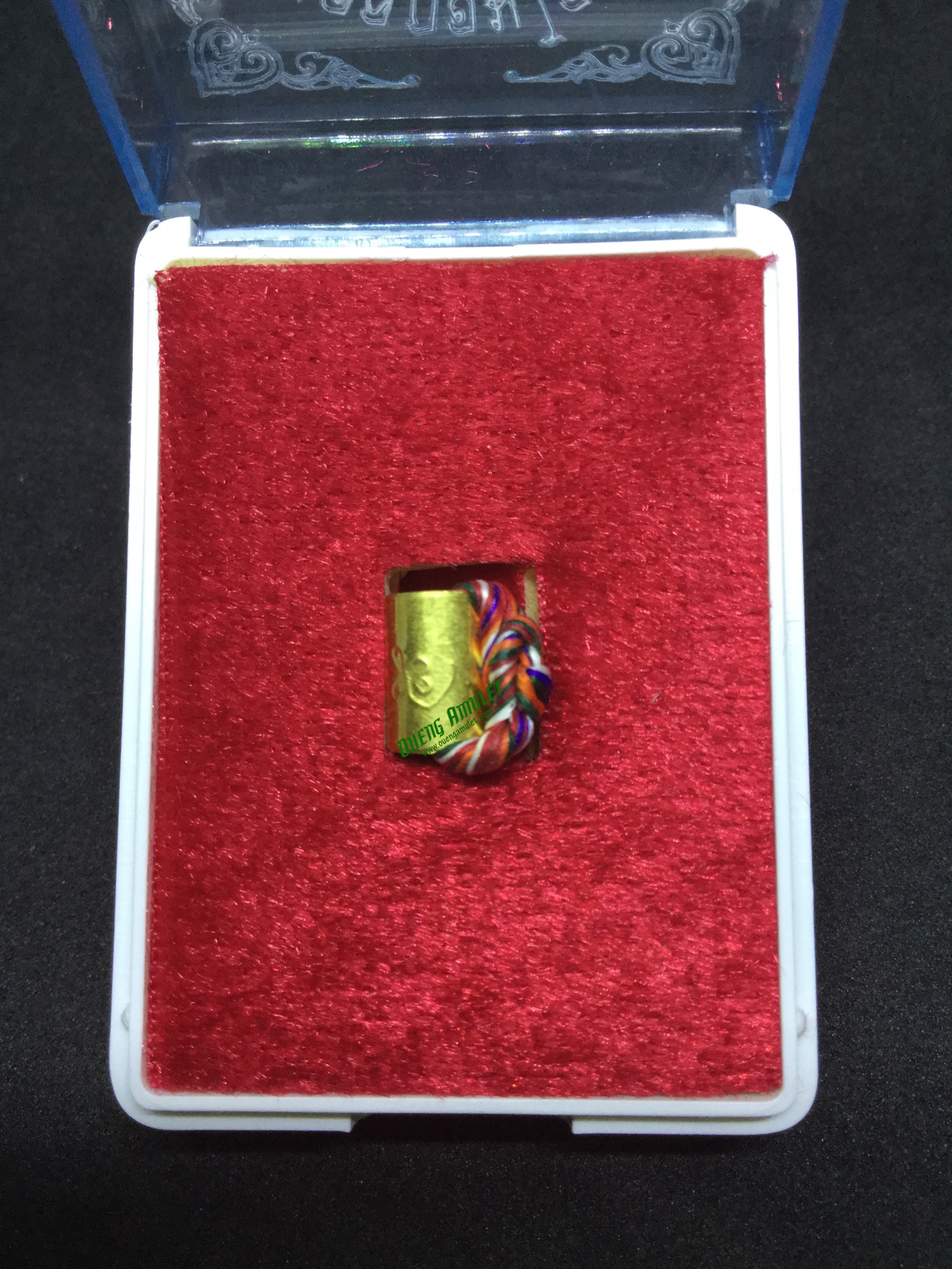 ตะกรุดลูกอมโลกธาตุ เนื้อทองคำ พระมหาสุรศักดิ์ วัดประดู่พระอารามหลวง กล่องเดิม