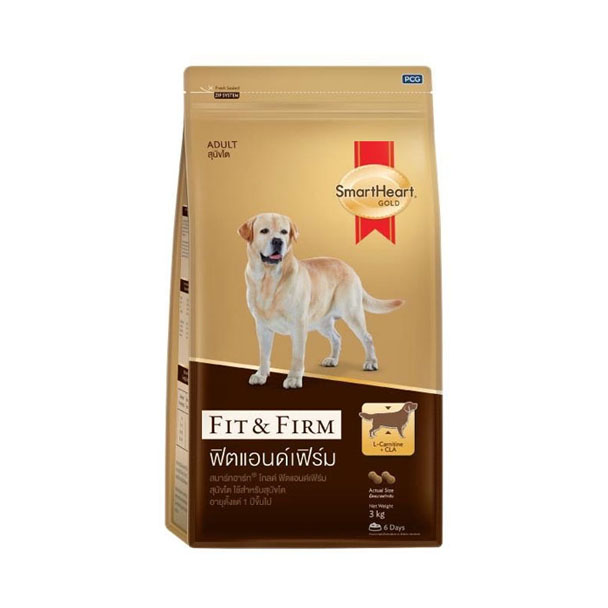 Smart Heart Gold Fit & Firm สุนัขโต 3 Kg.