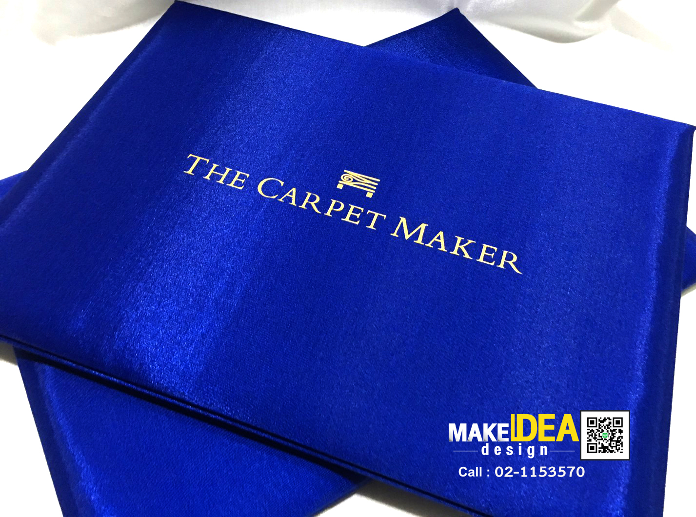 ผลงานปกผ้าไหมใส่ใบประกาศ ขนาด A4