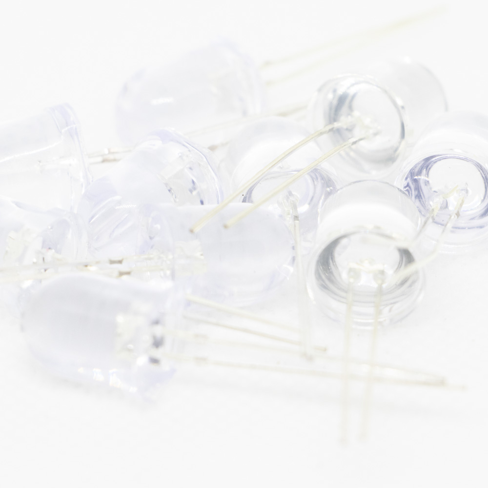 LED 10mm เลนส์ใส