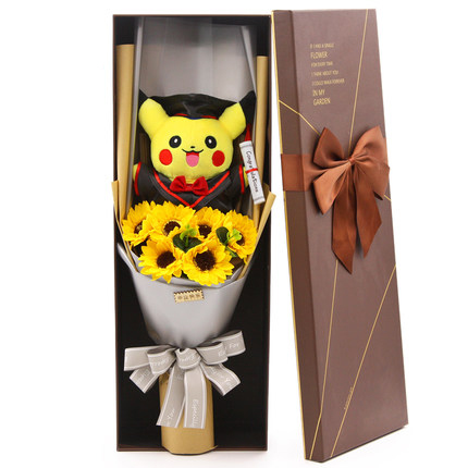 ช่อดอกไม้ - Pokemon Pikachu No.01