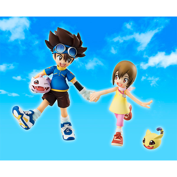 Digimon : Adventure - G.E.M. Taichi & Hikari Figure [ของแท้]
