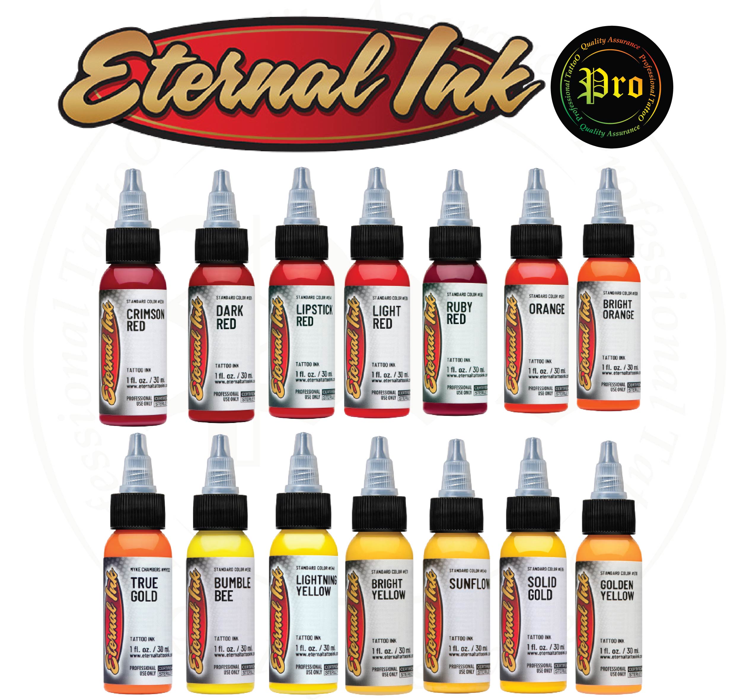 ETERNAL TATTOO INK สีสัก ETERNAL TATTOO INK 1oz หมึกสักอีเทอนอล 1 ออนซ์ 1 ออนซ์