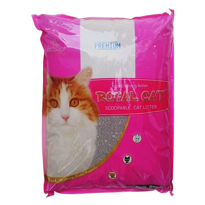 Royal Cat ทรายภูเขาไฟ กลิ่นกุหลาบ 10 ลิตร