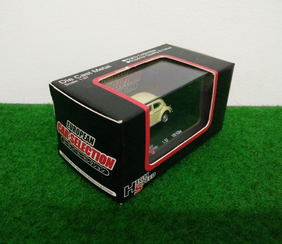 High Speed Die Cast Metal 1:87 VW Kafer (European Car Collection)