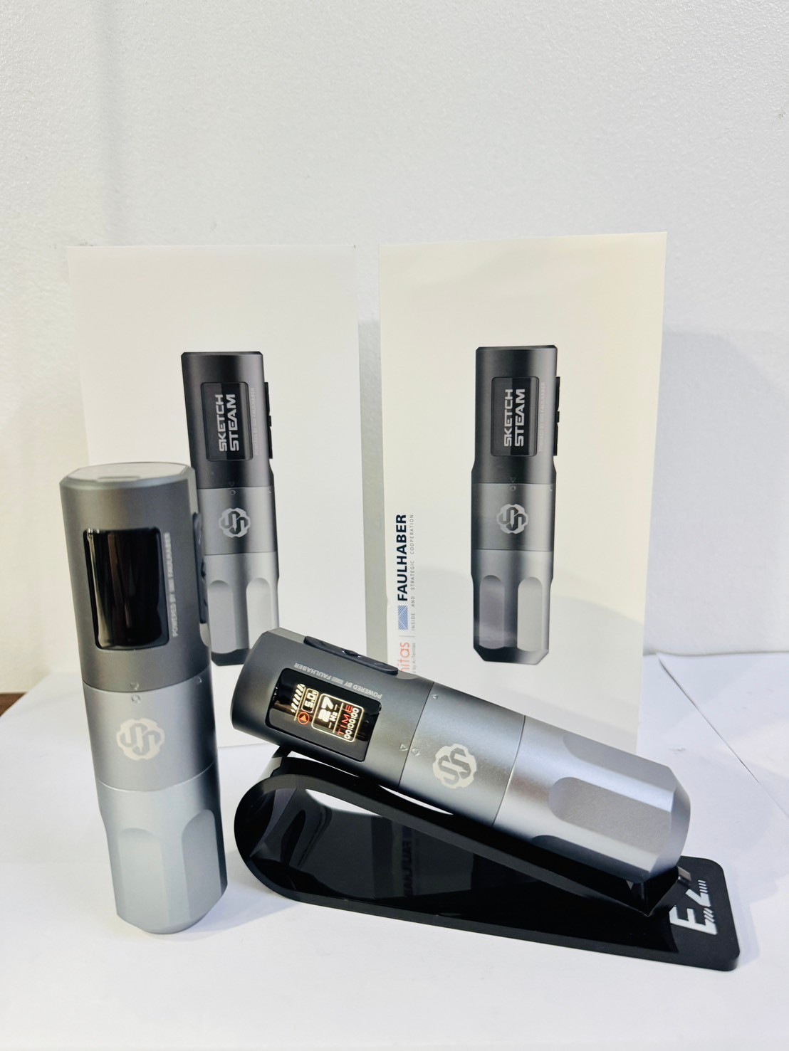 เครื่องสักปากกาไร้สาย AI เครื่องสักปากกาไร้สาย SKTECH STEAM ONE AI