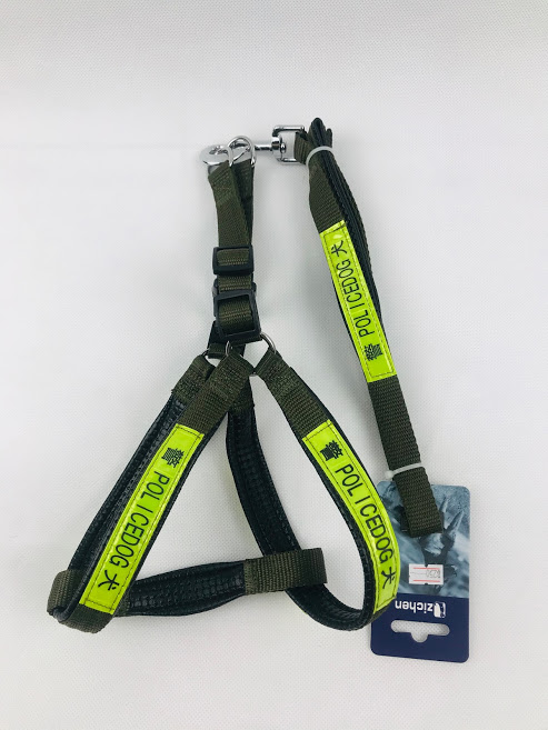 Harness Set Police Dog S สายจูงตำรวจเล็ก