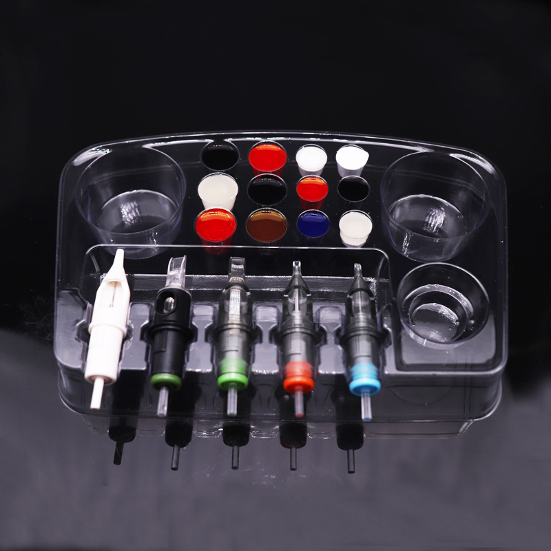 Quicktray safetyถาดเอนกประสงค์สำหรับงานสัก Quicktray safetyถาดเอนกประสงค์สำหรับงานสัก ถาดใส่สี เข็ม แก้วน้ำแบบใช้แล้วทิ้ง สีใส
