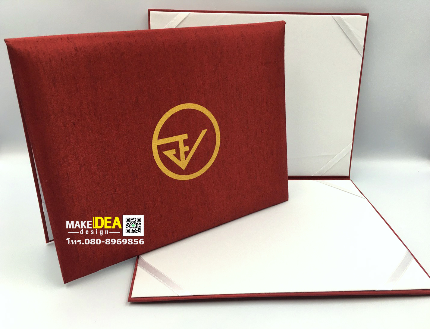 ปกผ้าไหมใส่ใบประกาศ ขนาด B5