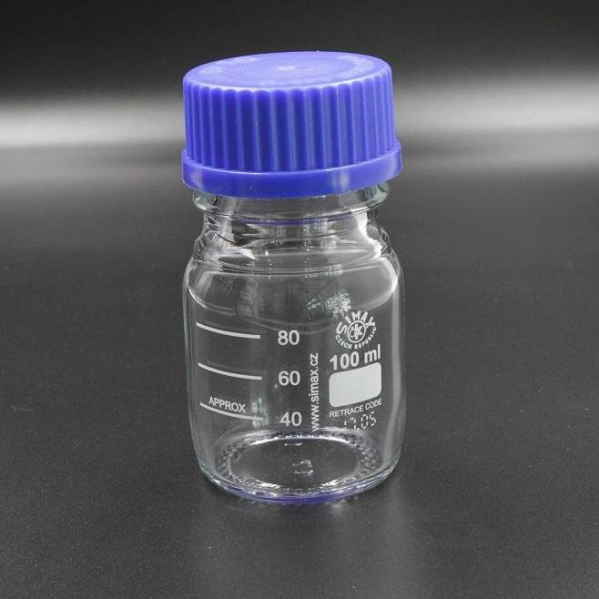 ขวดเก็บสาร 100 ml Laboratory Bottle "Simax"