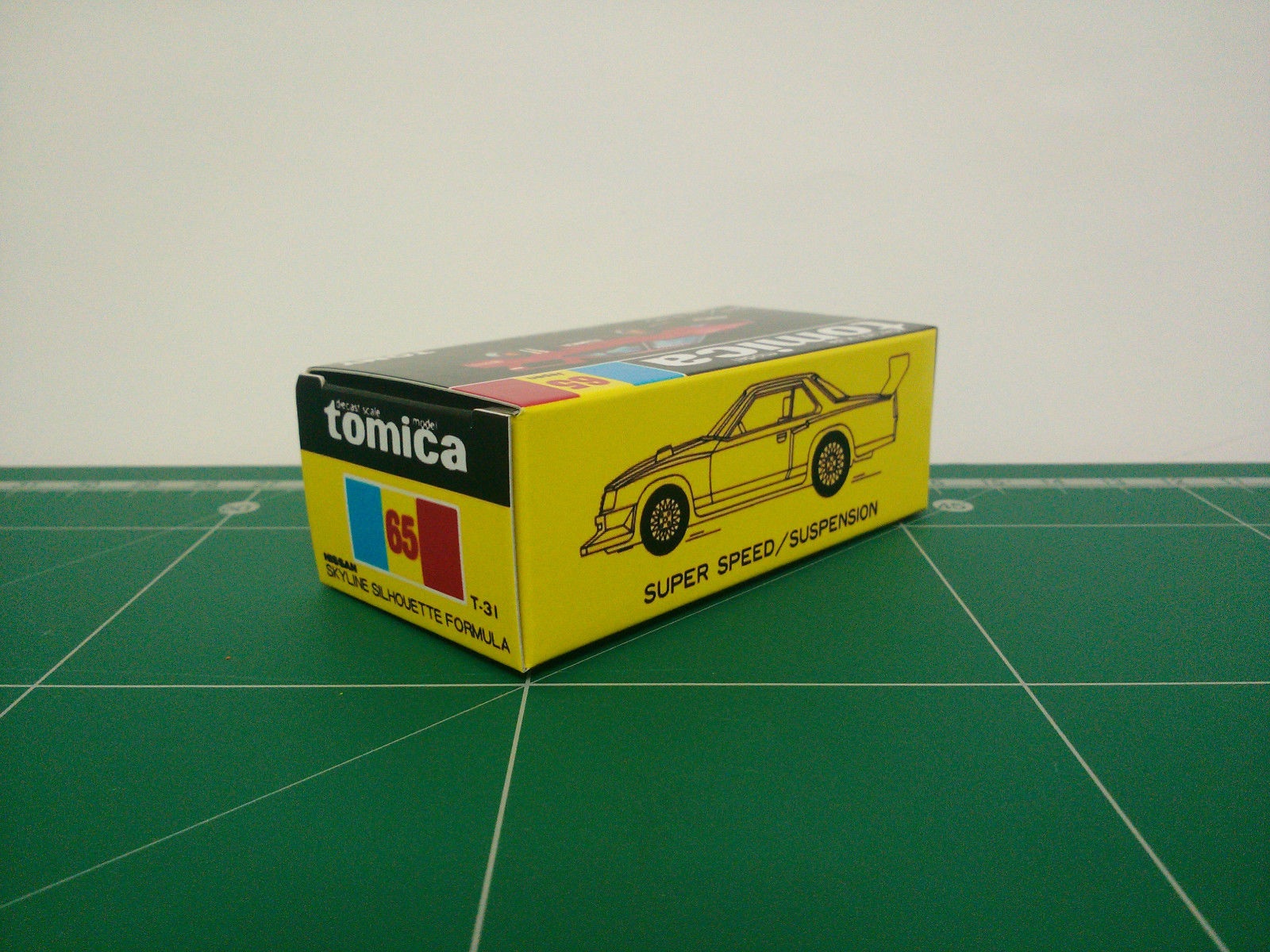 กล่องพิมพ์ Reproduction Box สำหรับ Tomica Black Box No.65 Nissan Skyline (กล่องเปล่า, ไม่มีรถ)