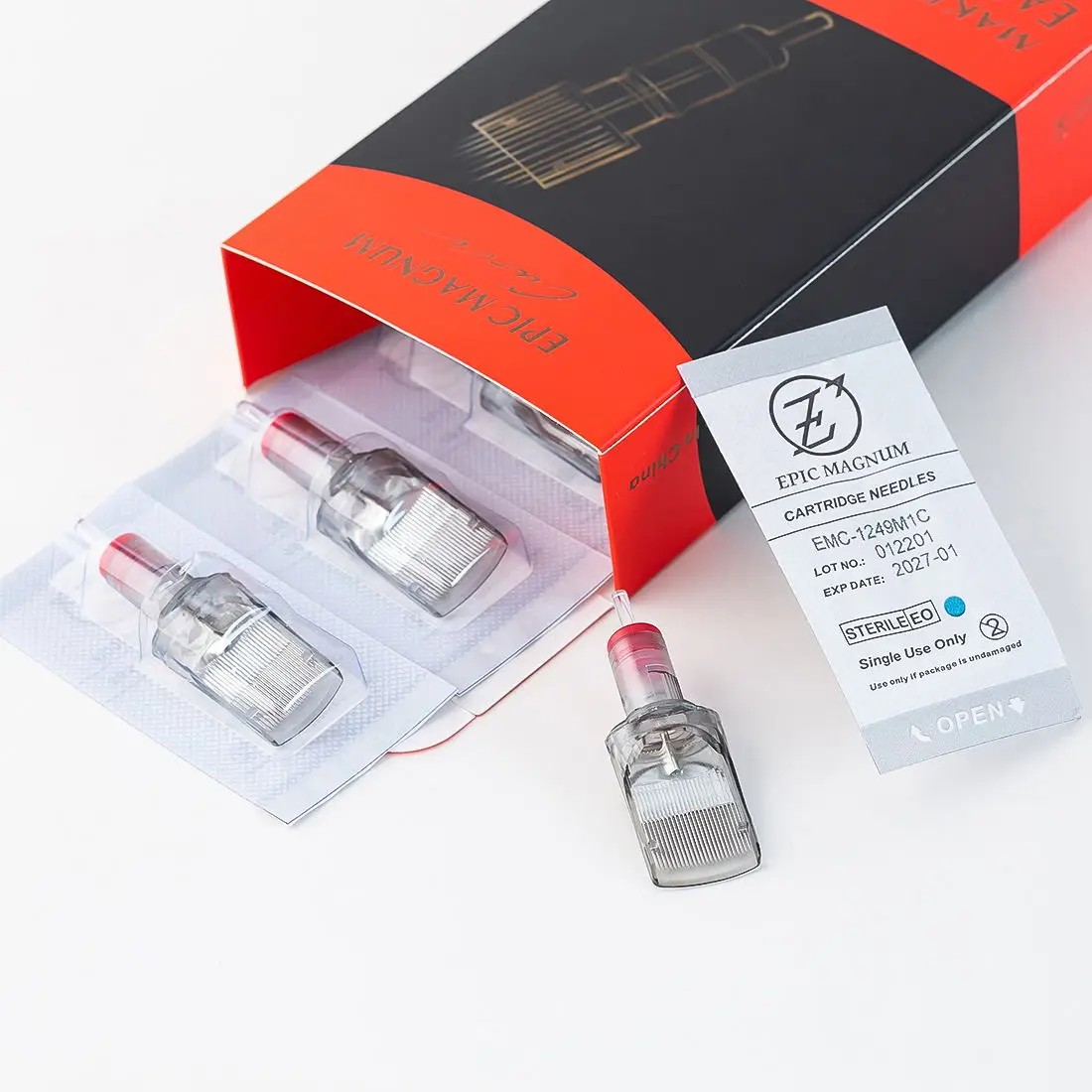 EZ REVOLUTION EPIC MAGNUM CARTRIDGE NEEDLES 8 Pcs. EZ REVOLUTION EPIC MAGNUM CARTRIDGE NEEDLES 8 Pcs.