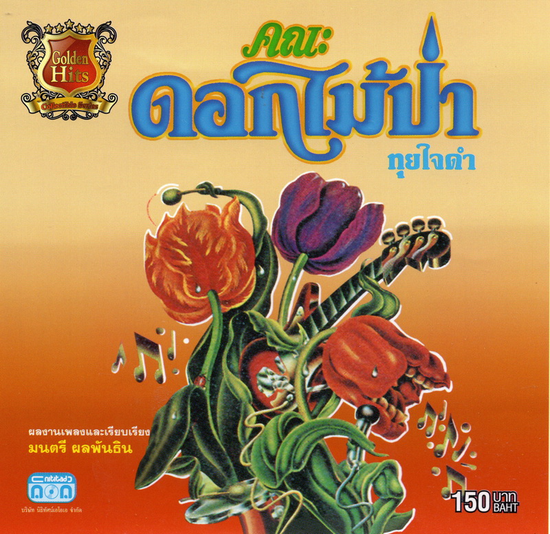 แผ่นซีดี เพลงไทย คณะดอกไม้ป่า ทุยใจดำ