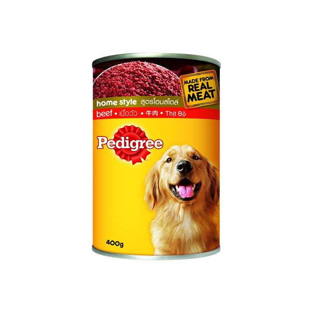 Pedigree แบบกระป๋อง (เนื้อวัว) 400g.